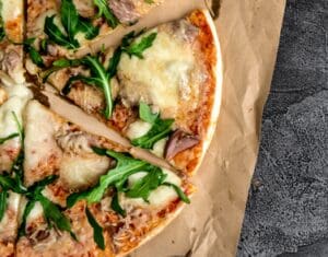 wrappizza met tonijn